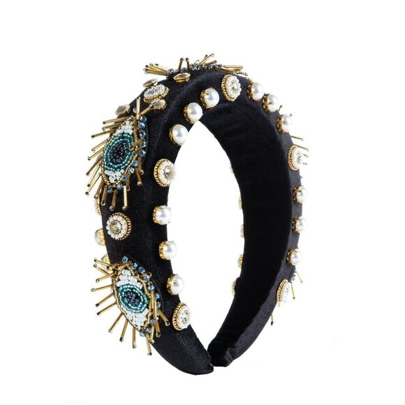 Accessories - Evil Eye Seed Bead Headband